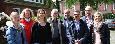 Die Mitarbeitenden des Amtsbereichs der UEK besuchen die Evangelisch-Reformierten Kirche in Leer/Ostfriesland.